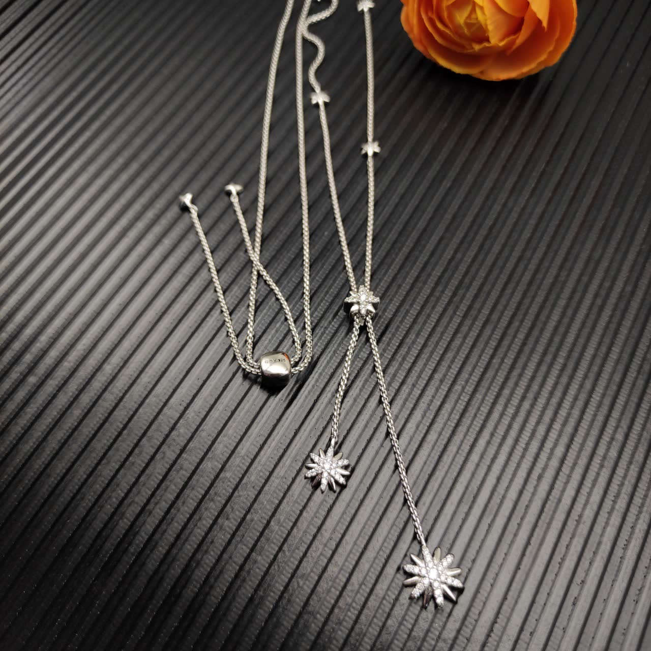 David Yurman Elegant Star Tassel Necklace